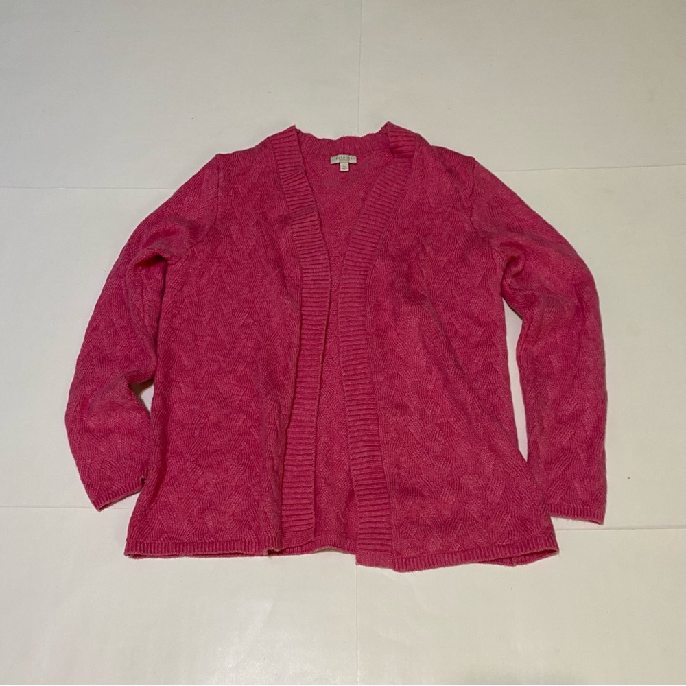 ⭐️Talbots pink cardigan size small petite